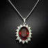 Кулон "Ferro (Siam)" с кристаллами Swarovski™